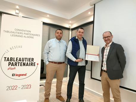 Partenariat tableautiers - Legrand Algérie